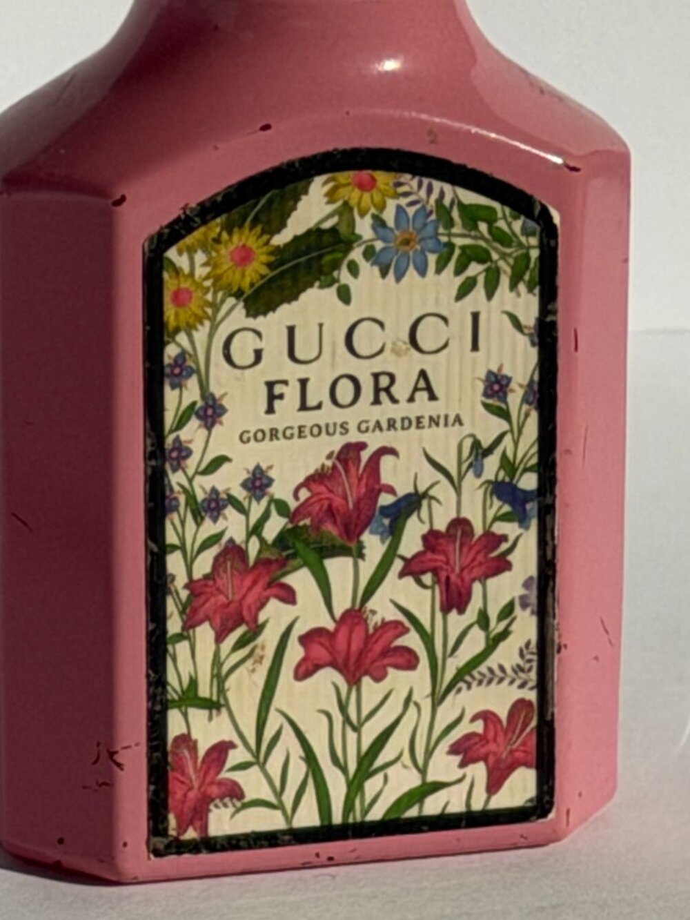 Gucci Flora Gorgeous Gardenia 30ml Empty Pink Gold Display 30ml - Picture 2 of 10
